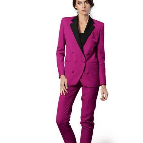 Tailored Elegant Loose Solid Color V-Neck Double Breasted Lapel Collar Long Sleeves Suit For Women Ladies
Tailored Elegant Loose Solid Color V-Neck Double Breasted Lapel Collar Long Sleeves Suit For Women Ladies