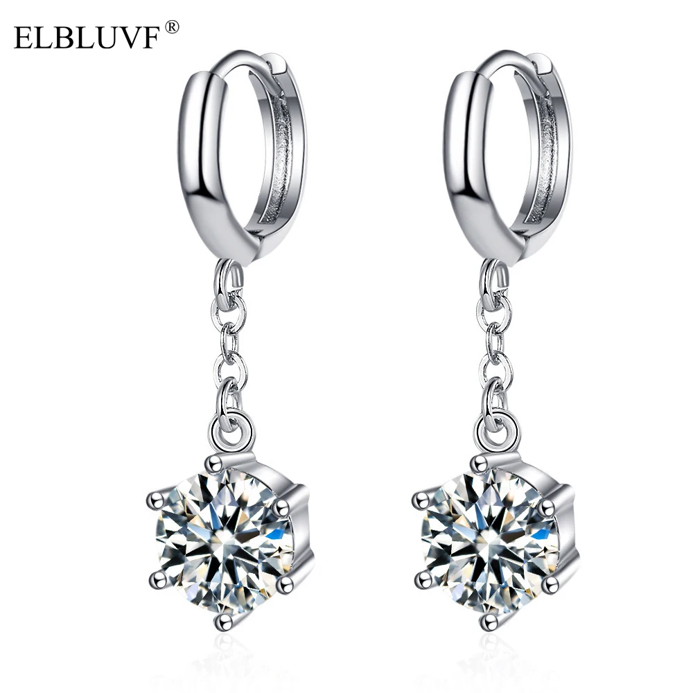 ELBLUVF Free Shipping White Copper Platinum Plated Round White Zircon Statement Earrings For Women, White gold
ELBLUVF Free Shipping White Copper Platinum Plated Round White Zircon Statement Earrings For Women, White gold