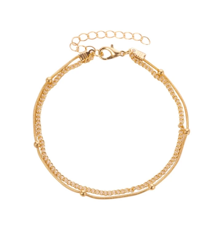 Popular personality simple multilayer snake anklet fashion double layer ladies summer anklet wholesale
Popular personality simple multilayer snake anklet fashion double layer ladies summer anklet wholesale