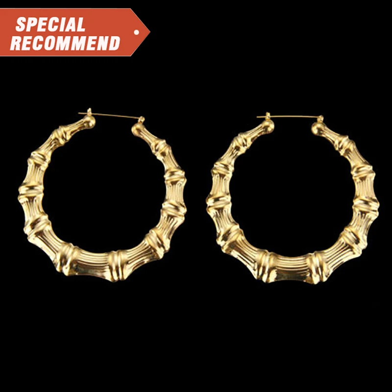 Fashion Hot Sale personalized big large gold custom hoop door knocker bamboo earrings
Fashion Hot Sale personalized big large gold custom hoop door knocker bamboo earrings