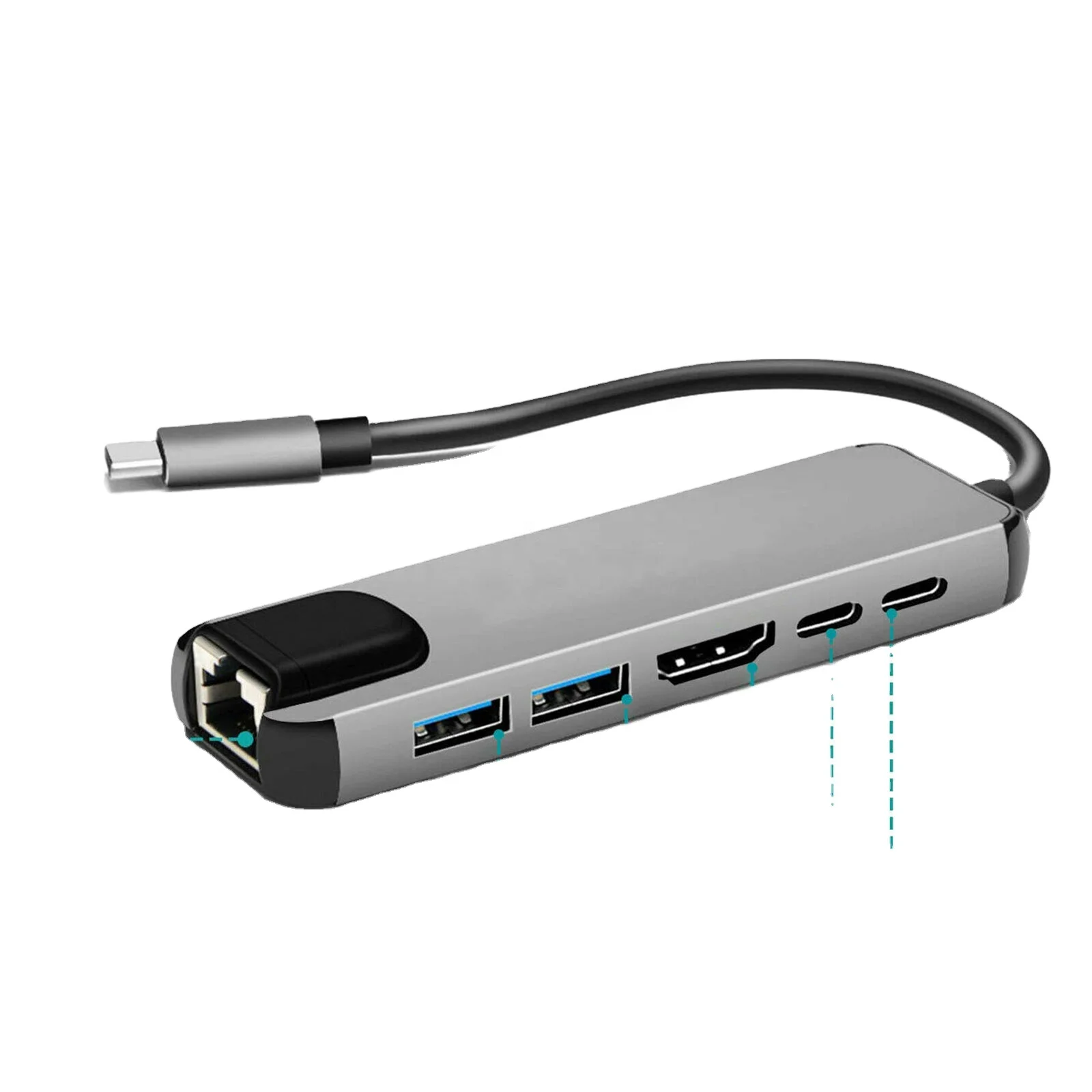 USB C HUB to Multi USB 3.0 HDMI Adapter Dock for MacBook Pro Accessories USB-C Type C 3.1 Splitter 3 Port, Black
USB C HUB to Multi USB 3.0 HDMI Adapter Dock for MacBook Pro Accessories USB-C Type C 3.1 Splitter 3 Port, Black
