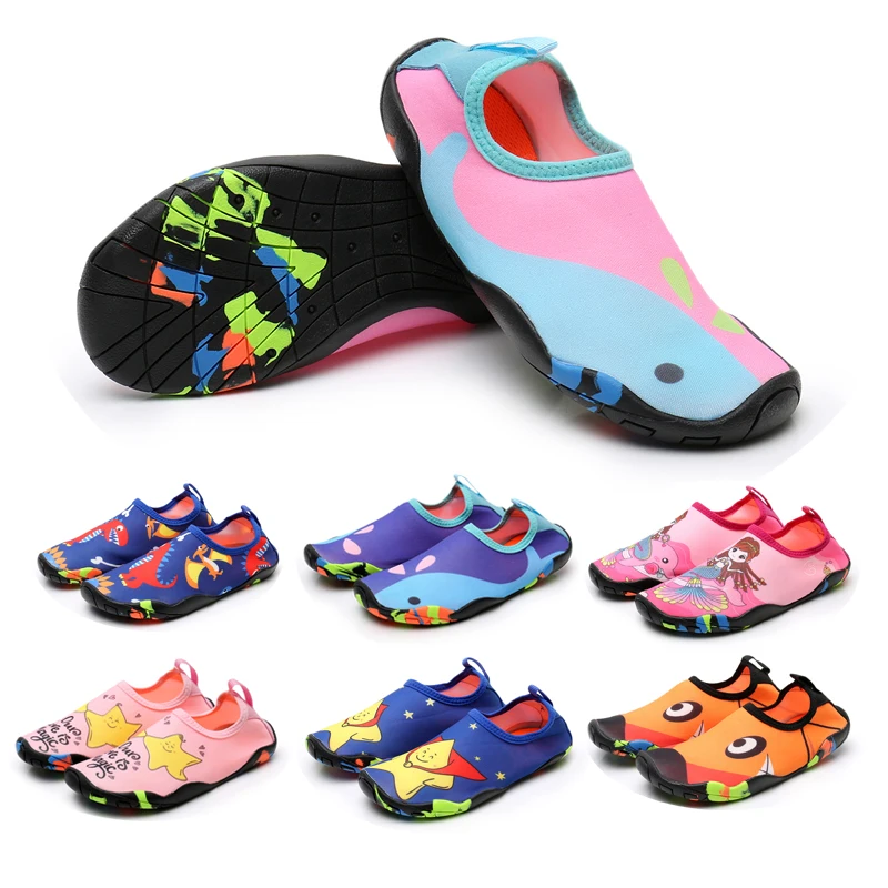 Children Quick Drying Non-slip rubber sole Swim Water Shoes Casual Footwear Barefoot Aqua Socks For Beach Cartoon Kids Slippers
Children Quick Drying Non-slip rubber sole Swim Water Shoes Casual Footwear Barefoot Aqua Socks For Beach Cartoon Kids Slippers