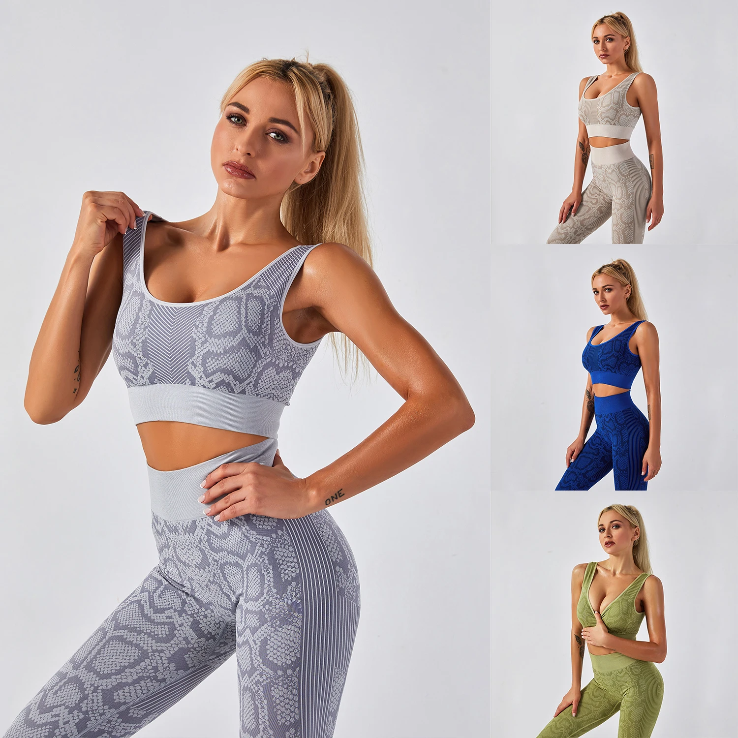 Multiple Colour Soft And Comfortable Solid Color Tight Seamless Yoga Exercise Womens Suit Gym Yoga Set, As picture
Multiple Colour Soft And Comfortable Solid Color Tight Seamless Yoga Exercise Womens Suit Gym Yoga Set, As picture