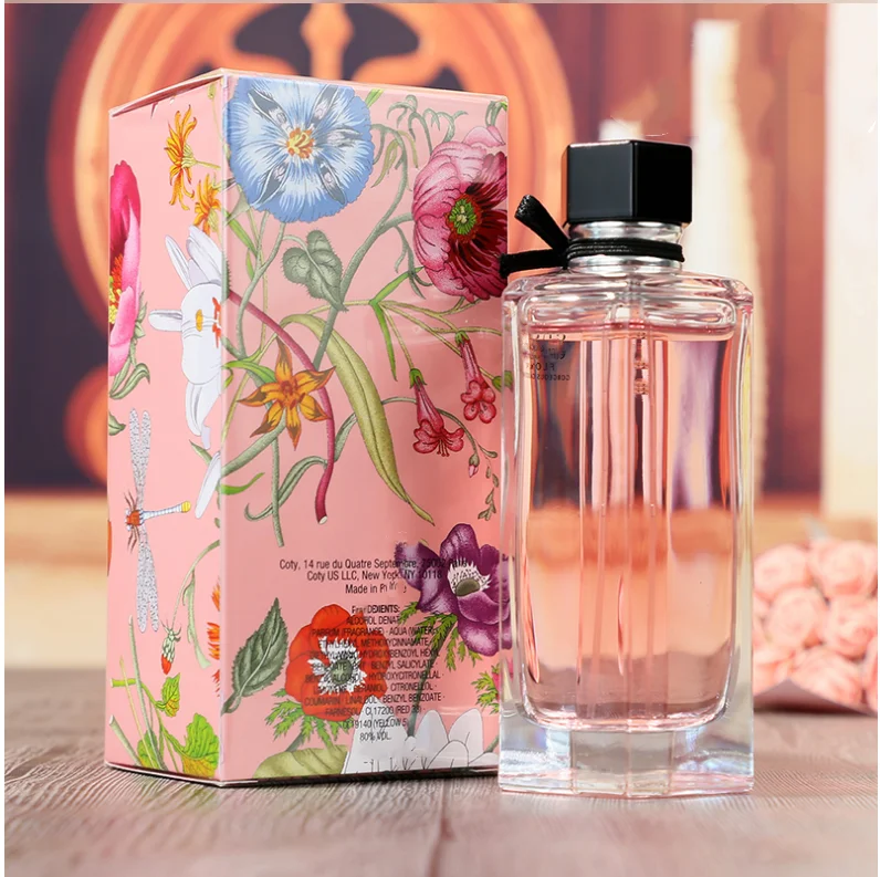 

Top Quality Women Flora Perfume 100ml Gorgeous Gardenia Eau De Toilette Lady Fragrance Long Lasting Good Smell EDT Spray Incense