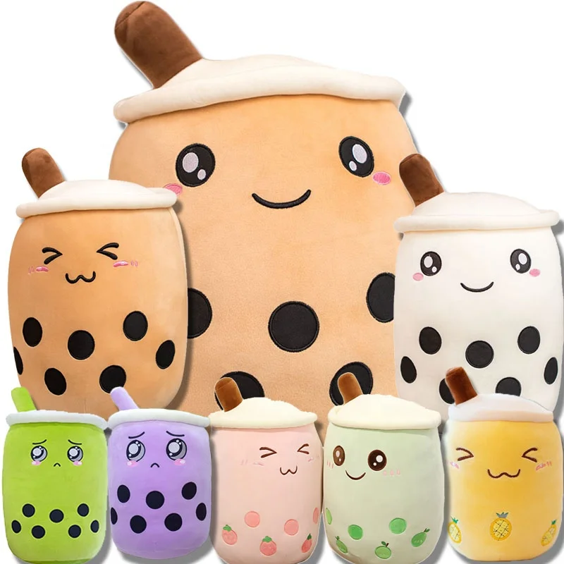 boba milk tea plush toy