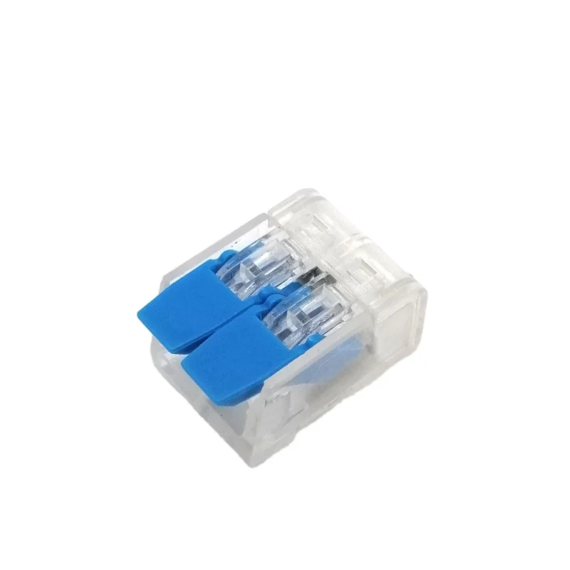 

Universal connecter wire 32A 221-412 blue orange conductor for electrical terminal block 2 pin cable pin connector