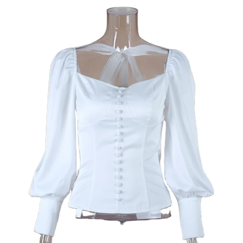 2020 new arrivals autumn collection women fashion design long sleeve square collar ladies sexy shirts
2020 new arrivals autumn collection women fashion design long sleeve square collar ladies sexy shirts