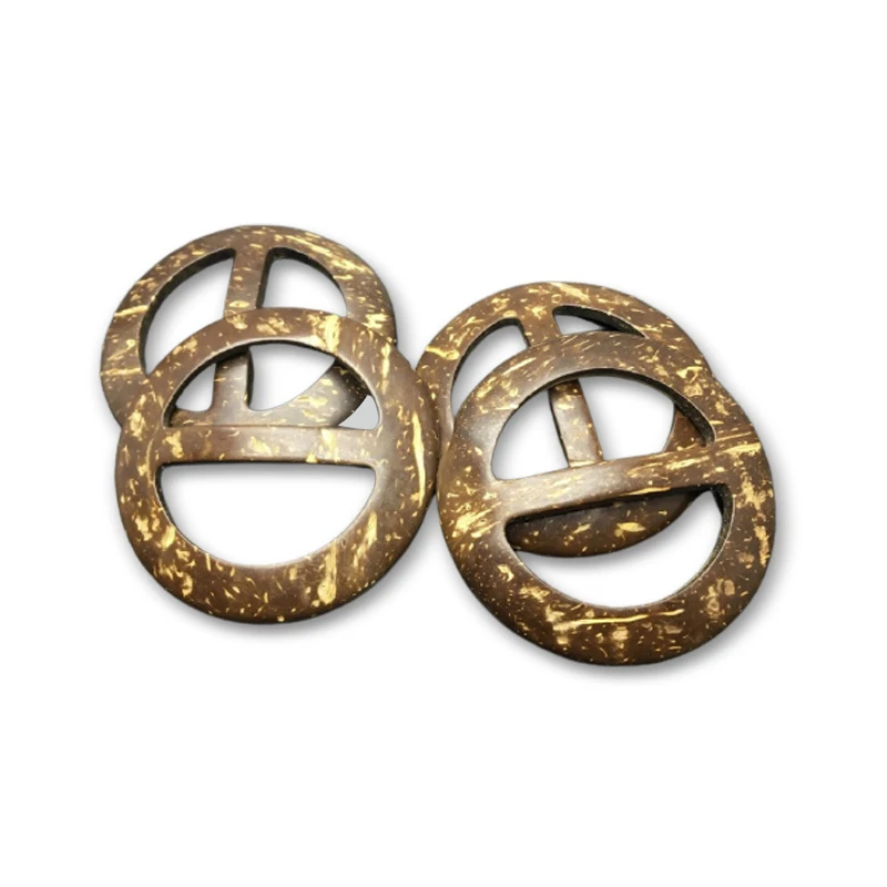Professional Supplier OEM Adjustable Slider round coconut shell buckles, Natural color
Professional Supplier OEM Adjustable Slider round coconut shell buckles, Natural color