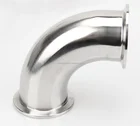 90 Degree Elbow KF Flange Welding Sanitary Stainless Steel Pipe 90 Degree Elbow