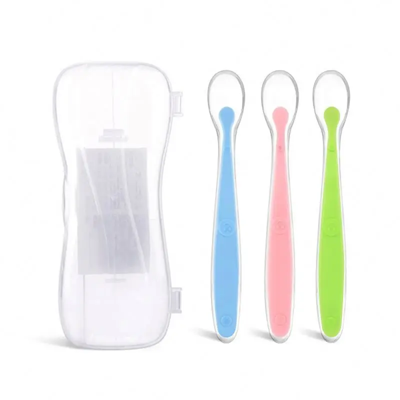 Wholesale BPA Free Soft-Tip Silicone Baby Spoons Safety Silicone Baby Training Feeding Spoons, Green blue pink orange light blue purple
Wholesale BPA Free Soft-Tip Silicone Baby Spoons Safety Silicone Baby Training Feeding Spoons, Green blue pink orange light blue purple