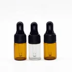 Amber Clear Glass Vial Glassglassglass 1ml Glass Vial Amber Clear 1ml 2ml 3ml Mini Glass Vial
