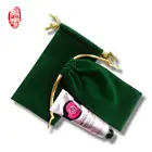 Wholesale lipstick cosmetics set velvet cloth bag custom LOGO velvet gift bag