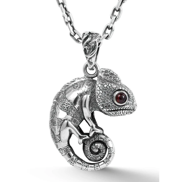 Trendy Red Eyes Lizard Vintage Fashion Jewelry Accessory Chain Alloy Silver Necklace For Men
Trendy Red Eyes Lizard Vintage Fashion Jewelry Accessory Chain Alloy Silver Necklace For Men