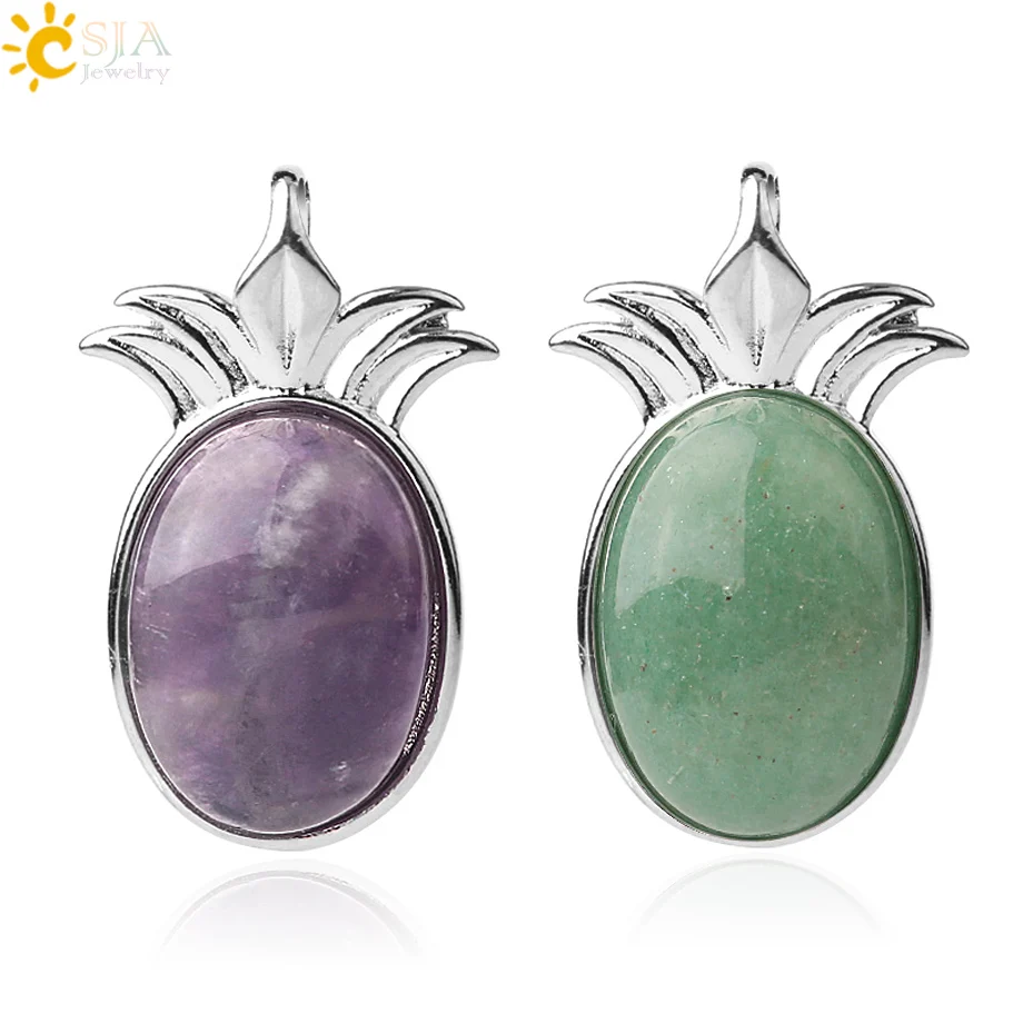 CSJA hot natural cabochon bead rose quartz crystal pineapple stone pendant for women girl G507
CSJA hot natural cabochon bead rose quartz crystal pineapple stone pendant for women girl G507