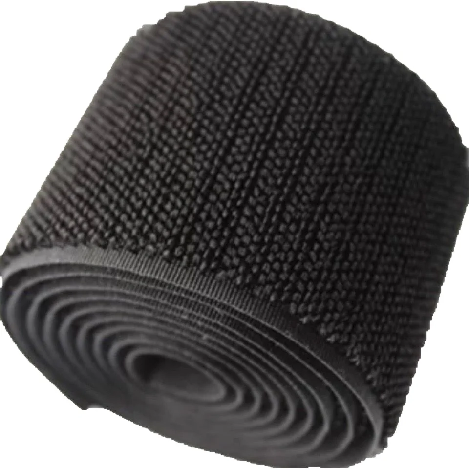 30MM black color Elastic loop 30% polyester 30% latex and 40% nylon elastic hook and loop for home textile
30MM black color Elastic loop 30% polyester 30% latex and 40% nylon elastic hook and loop for home textile