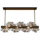 Modern Good Look Rectangular Restaurant Spiral K9 Diamond Shape Crystal Iron New Design Chandelier Dining Room