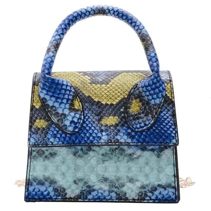 Factory luxury snake crossbody PU leather mini ladies shoulder bag, Yello,blue,black
Factory luxury snake crossbody PU leather mini ladies shoulder bag, Yello,blue,black