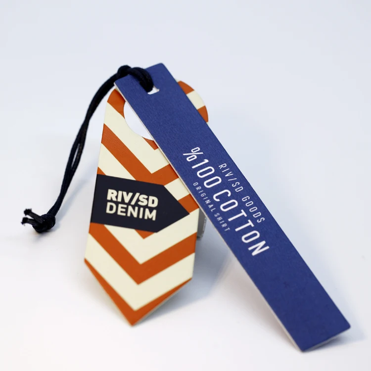 Wholesale Custom Private Fashion Printed Paper Hang Tag for Clothing, Customized color
Wholesale Custom Private Fashion Printed Paper Hang Tag for Clothing, Customized color