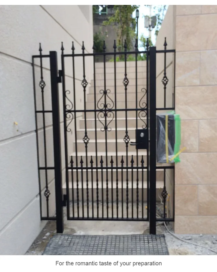 Laser cutting fence fine sanding Aluminum Art lpowder coated all-weather outdoor leisure Gates