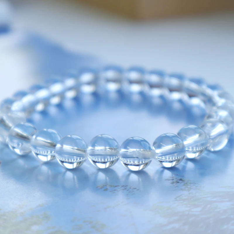 8mm Natural Clear Quartz Bracelet Energy Stone Beads Handmade Jewelry Elastic Bracelet
8mm Natural Clear Quartz Bracelet Energy Stone Beads Handmade Jewelry Elastic Bracelet