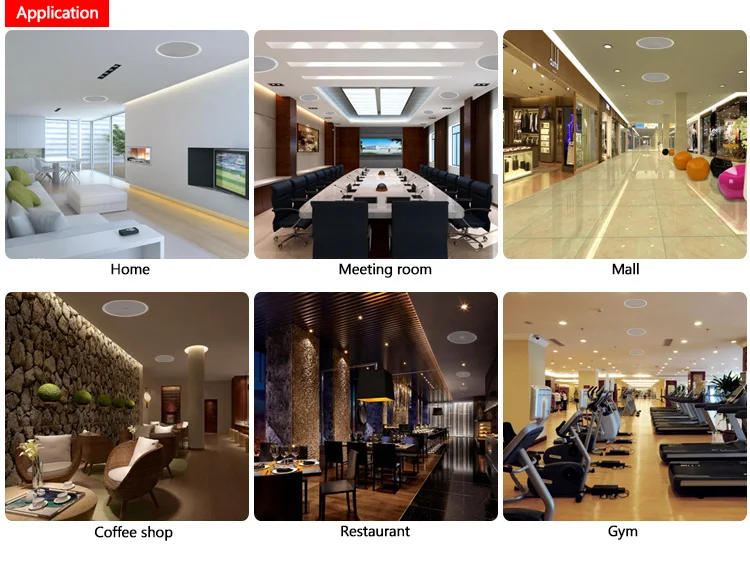 3 inch coaxial have HIFI sound quality suitable for background music conference room and so on high quality ABS material metal - ANKUX.COM