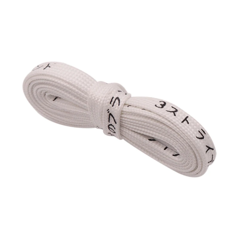 Weiou Wholesale 140 CM Length Flat Glow In the Dark Shoe Lace with Printed Black Japanese Letters Luminous Fluorescent Shoelaces, Glow white+ black printing,support customized color
Weiou Wholesale 140 CM Length Flat Glow In the Dark Shoe Lace with Printed Black Japanese Letters Luminous Fluorescent Shoelaces, Glow white+ black printing,support customized color