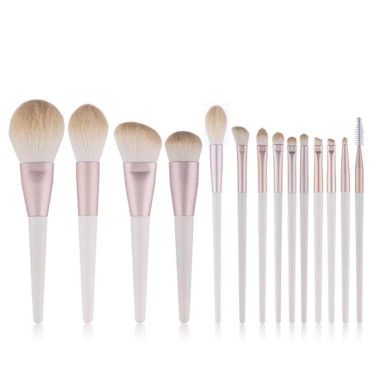 White Color 14pcs Makeup Foundation Brush Makeup Brushes Set
White Color 14pcs Makeup Foundation Brush Makeup Brushes Set
