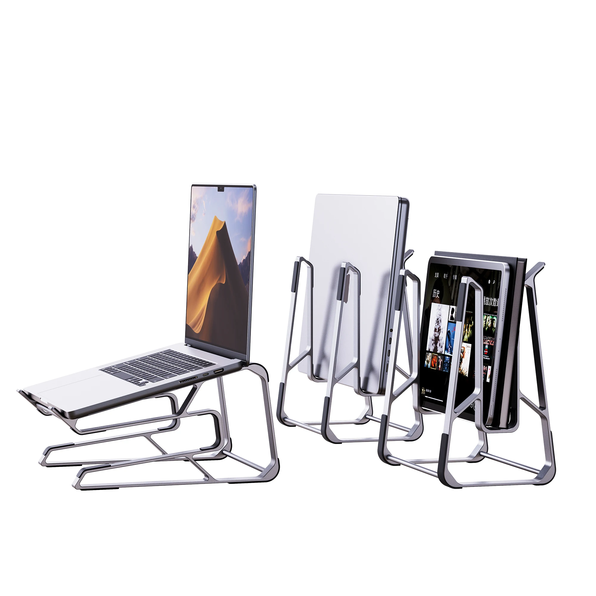 Boneruy P82 Fashion Aluminum Alloy Double Layer Cheap Laptop Stand Detachable Office Storage Holder Stand For Tablet Laptops
Boneruy P82 Fashion Aluminum Alloy Double Layer Cheap Laptop Stand Detachable Office Storage Holder Stand For Tablet Laptops