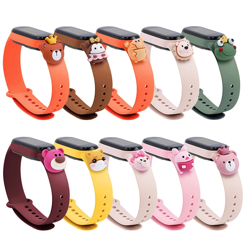 Wholesale 3D cartoon toys strap for mi band 5 watch band sport silicone wrist strap for xiaomi strap 3 4 miband 5, Blue violent bear, flying elephant, cartoon sheep, coffee wolf, etc.
Wholesale 3D cartoon toys strap for mi band 5 watch band sport silicone wrist strap for xiaomi strap 3 4 miband 5, Blue violent bear, flying elephant, cartoon sheep, coffee wolf, etc.