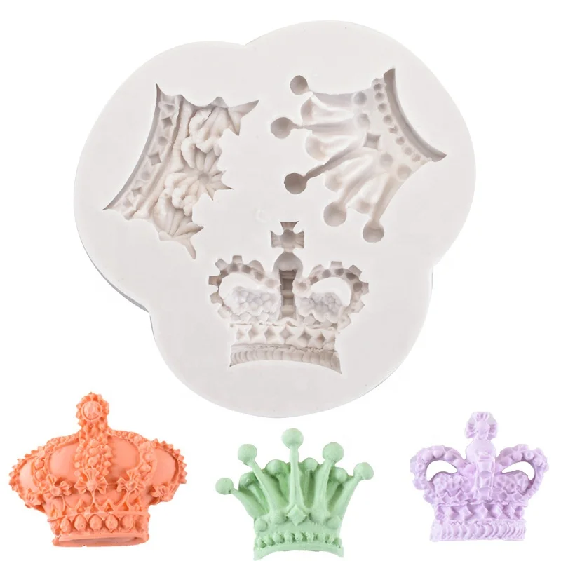 3 crowns Fondant Cake Decoration Moulds Chocolate Soap Wax Making Ice Tray Silicone Cake Tools, Pink or grey
3 crowns Fondant Cake Decoration Moulds Chocolate Soap Wax Making Ice Tray Silicone Cake Tools, Pink or grey