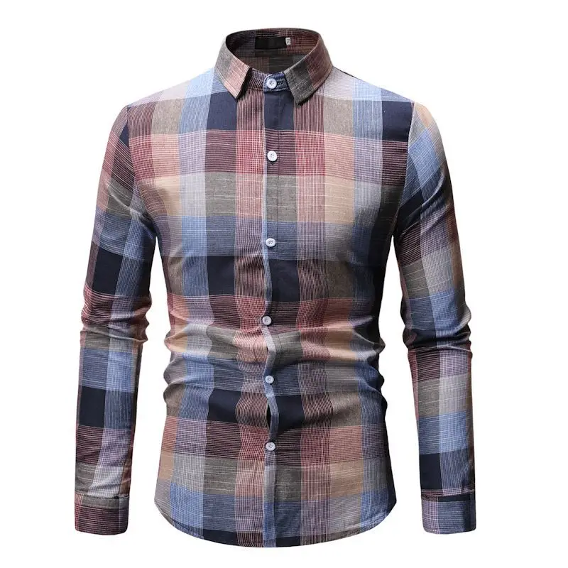 Wholesale 2020 Spring Plaid Shirt Men Long Sleeves Slim Fit Dress Shirt Men'S Casual Shirt Fashion Brand, Grey
Wholesale 2020 Spring Plaid Shirt Men Long Sleeves Slim Fit Dress Shirt Men'S Casual Shirt Fashion Brand, Grey