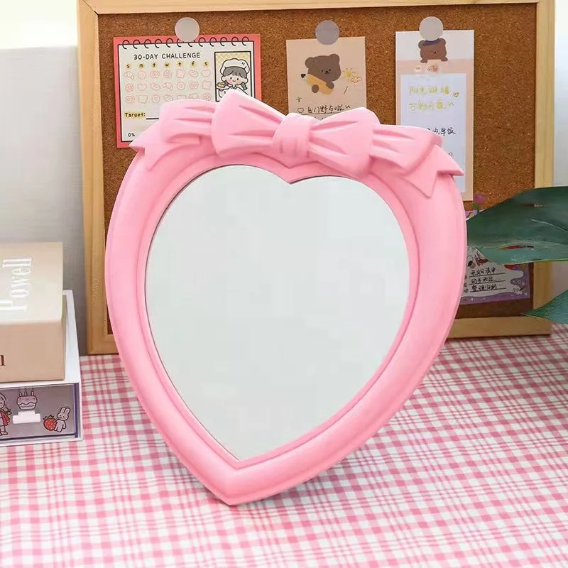 2022 New Style Korean Fashion Pink Bowknot Heart Shape Desktop Makeup Mirror Girly Series Princess Mirror Vanity Mirror
2022 New Style Korean Fashion Pink Bowknot Heart Shape Desktop Makeup Mirror Girly Series Princess Mirror Vanity Mirror