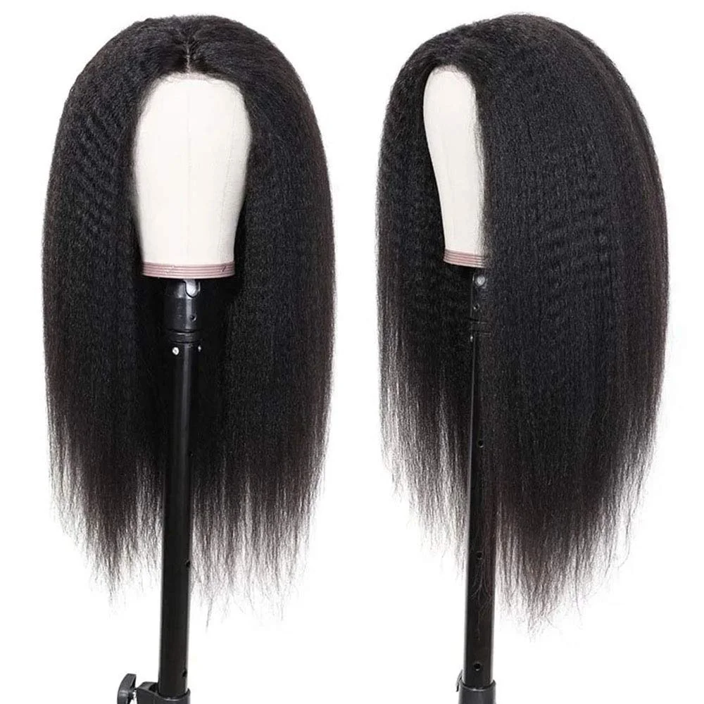 Best quality popular brazilian 180% density natural black real human hair 13*4 13*6 lace kinky straight wig for women
Best quality popular brazilian 180% density natural black real human hair 13*4 13*6 lace kinky straight wig for women