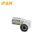 Various size 16-32mm different types standard pressure silver color or customized design brass fitting equal elbow
