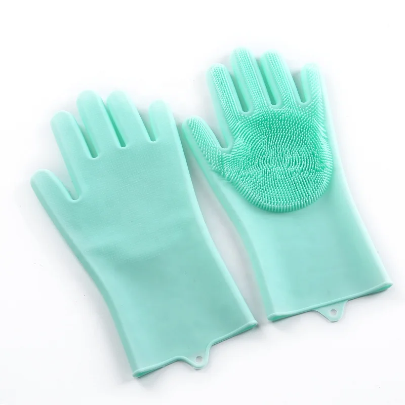 high quality dish washing cleaning kitchen Magic With Washing Scrubber silicone household gloves
high quality dish washing cleaning kitchen Magic With Washing Scrubber silicone household gloves