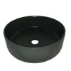 black washbasin factory art ceramic black sink brand bathroom wash black basin size