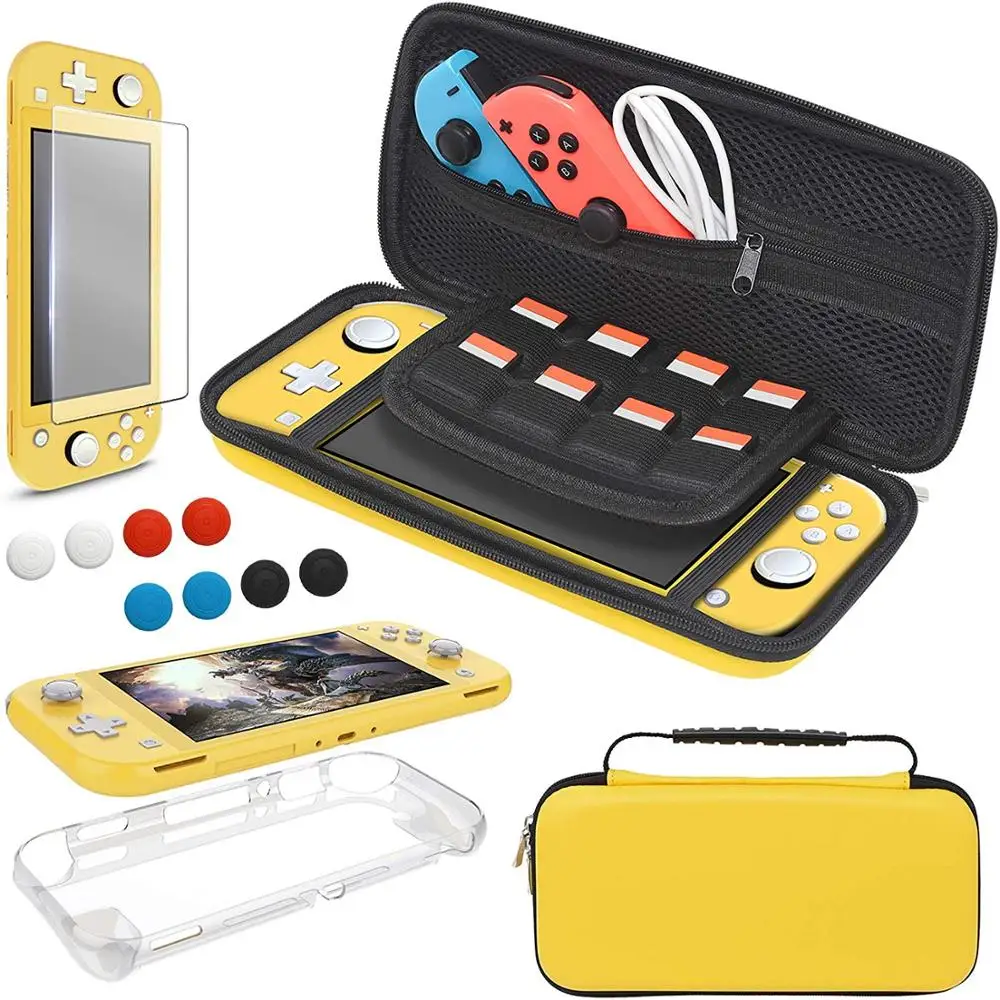 Hot Selling Protective Case Cover and Screen Protector for Nintendo Switch Lite Nintendo Switch Lite Accessories, Yellow/black/red/green/blue
Hot Selling Protective Case Cover and Screen Protector for Nintendo Switch Lite Nintendo Switch Lite Accessories, Yellow/black/red/green/blue