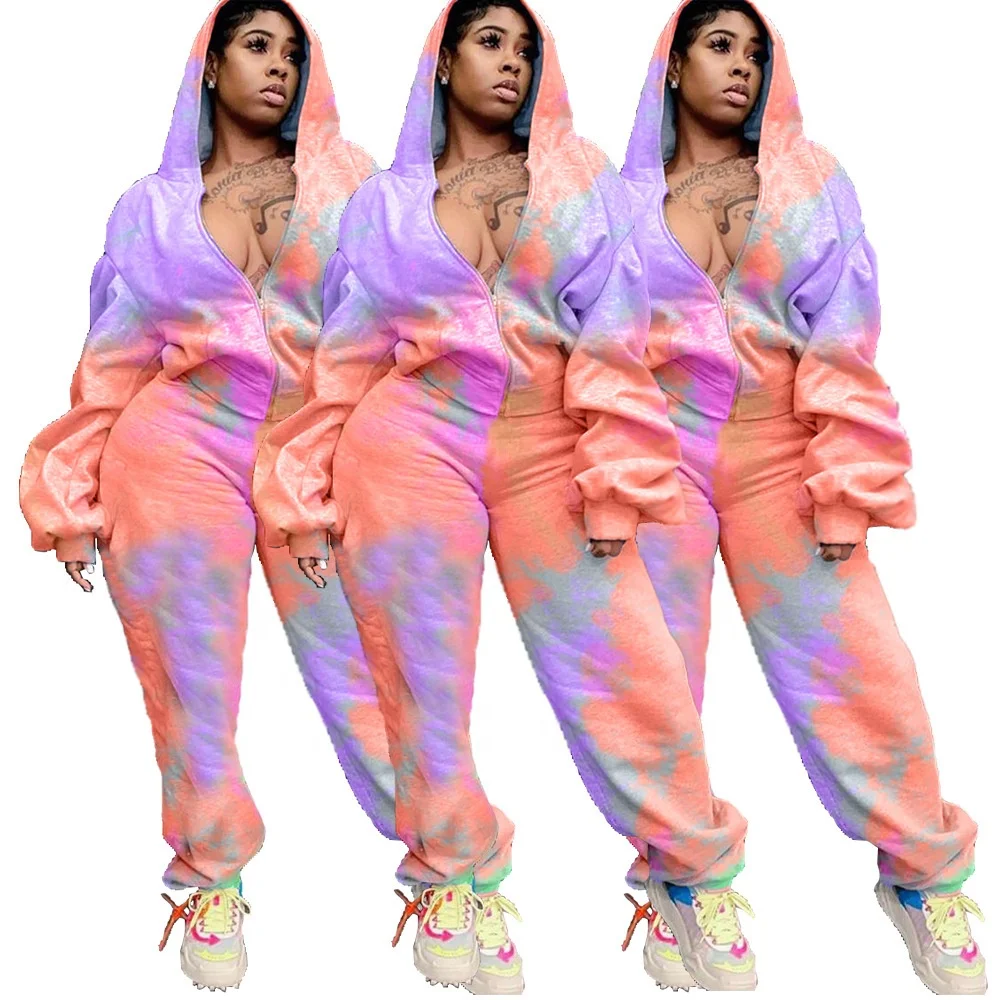 JY20110 Plus size hoodie 2 piece sets tie dye woman pants suit puff sleeve and loose pant women clothing two piece set
JY20110 Plus size hoodie 2 piece sets tie dye woman pants suit puff sleeve and loose pant women clothing two piece set