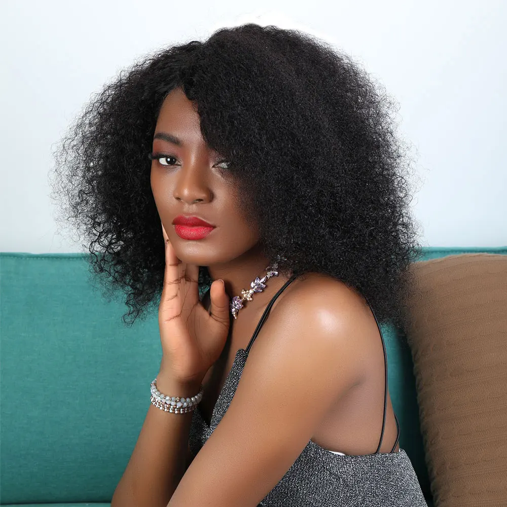 Wholesale Unprocessed Brazilian Afro Kinky Curly 100% Human Hair Wig 4*4 Lace Closure Short Afro Curly Wig For Black Women
Wholesale Unprocessed Brazilian Afro Kinky Curly 100% Human Hair Wig 4*4 Lace Closure Short Afro Curly Wig For Black Women