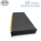 ANSHI 19 Inch Sildable Rack Mount 12 Ports 24 Cores ST Simplex Fiber Optic Patch Panel ODF