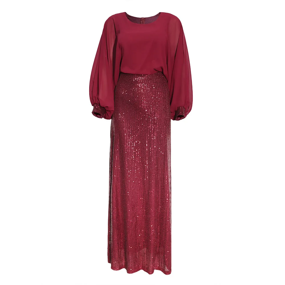 2020 African Women's Beaded Chiffon Party Evening Dress fashion evening gowns ciffion night Sequins long gown for women, As picture
2020 African Women's Beaded Chiffon Party Evening Dress fashion evening gowns ciffion night Sequins long gown for women, As picture