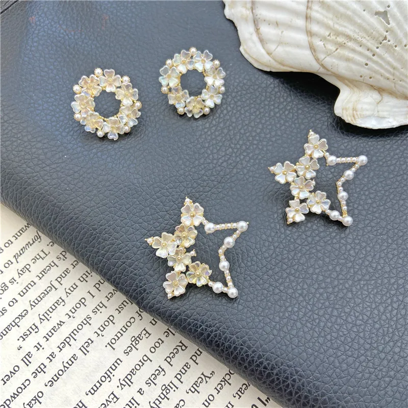 Hot Selling Fashion Style star stud Earrings Gold color Pearl earrings For women, As photos
Hot Selling Fashion Style star stud Earrings Gold color Pearl earrings For women, As photos