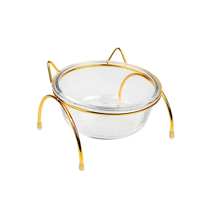 High foot cat bowl protecting cervical vertebra drinking water cat grain basin easy to clean transparent glass dog bowl pet bowl
High foot cat bowl protecting cervical vertebra drinking water cat grain basin easy to clean transparent glass dog bowl pet bowl
