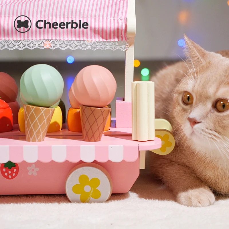 New Arrivals Cheerble Wicked Ball Pet Automatic Kitty Play Interactive Playing Ice Cream Ball Training ball
New Arrivals Cheerble Wicked Ball Pet Automatic Kitty Play Interactive Playing Ice Cream Ball Training ball
