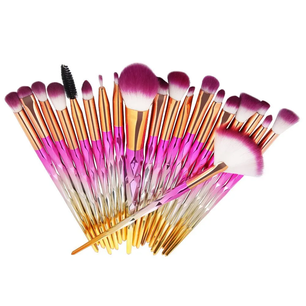 Maquillag Pinceau Professionnel Eye Cosmetic 20 Pcs Rainbow Diamond Handle Design Makeup Brush Set Wholesale Beauty Supplies, 10 colors option
Maquillag Pinceau Professionnel Eye Cosmetic 20 Pcs Rainbow Diamond Handle Design Makeup Brush Set Wholesale Beauty Supplies, 10 colors option
