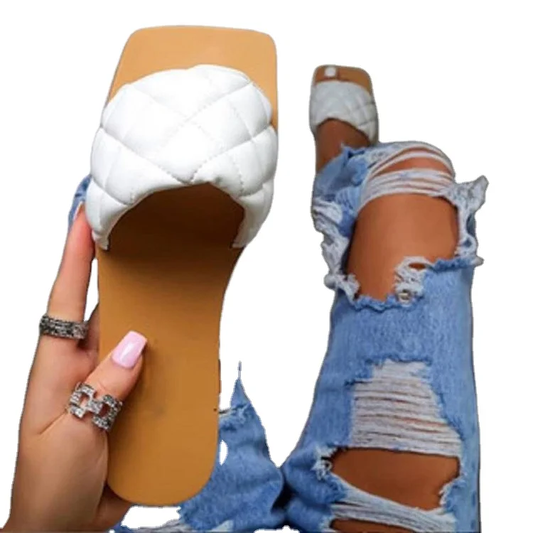 Sandals Women European and American Small Fragrant Wind Square Toe Sandals Slippers
Sandals Women European and American Small Fragrant Wind Square Toe Sandals Slippers