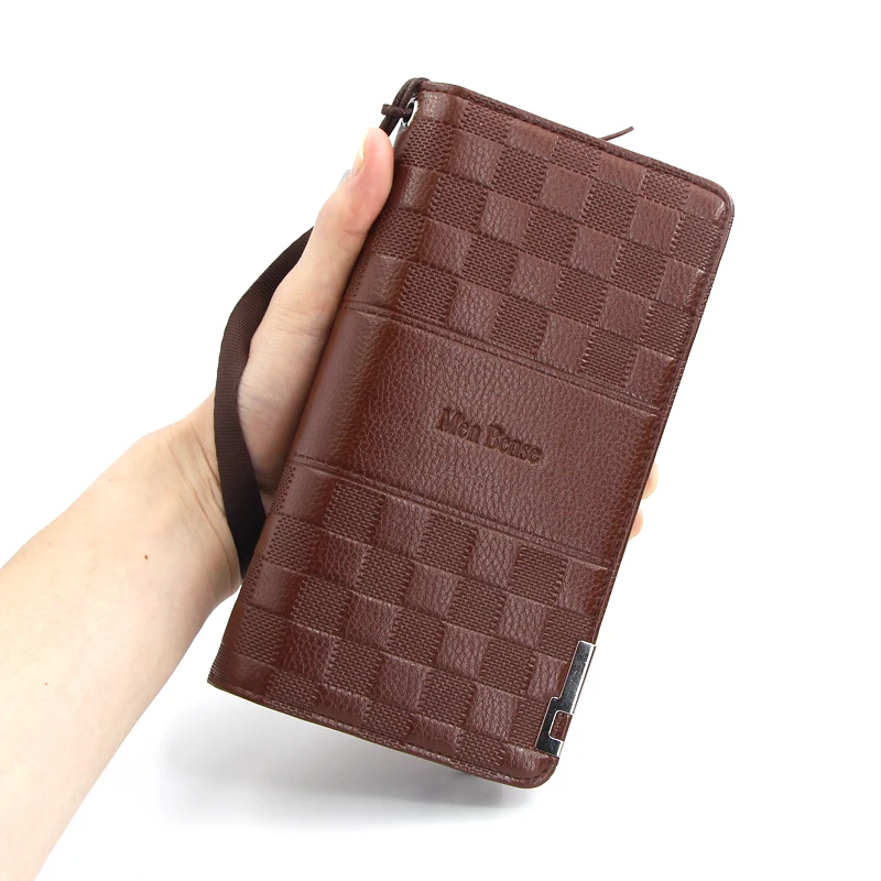 ready stock large capacity business men's long pu leather card wallets with hand strap
ready stock large capacity business men's long pu leather card wallets with hand strap