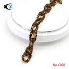 Resin Handbag Decoration Acrylic Rhinestone Bag Chain