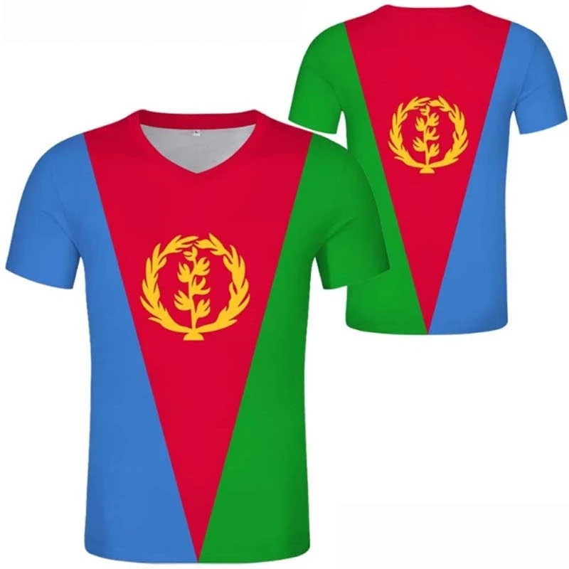 Eritrea Flag T-shirt Men's T-shirts short-sleeved T-shirt Free custom name number The State of Eritrea jersey men sweatshirt
Eritrea Flag T-shirt Men's T-shirts short-sleeved T-shirt Free custom name number The State of Eritrea jersey men sweatshirt
