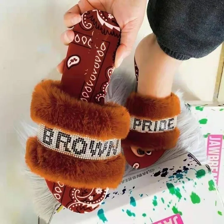 Drop Ship Shoes Women New Arrival Bandana Fur Slides Slippers Ladies Factory Wholesale File Flop For Women
Drop Ship Shoes Women New Arrival Bandana Fur Slides Slippers Ladies Factory Wholesale File Flop For Women